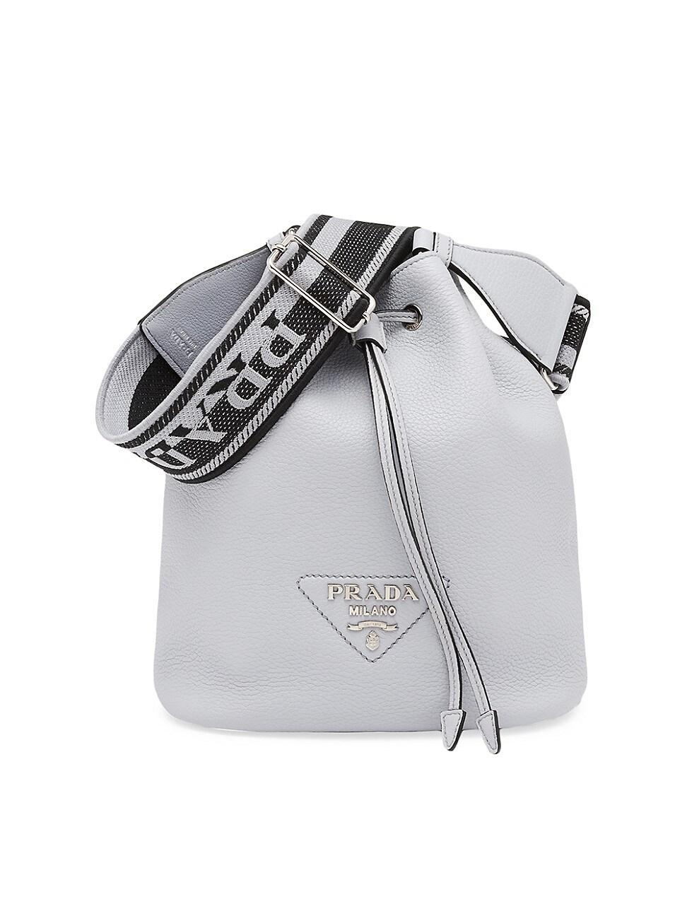 Womens Leather Bucket Bag Product Image