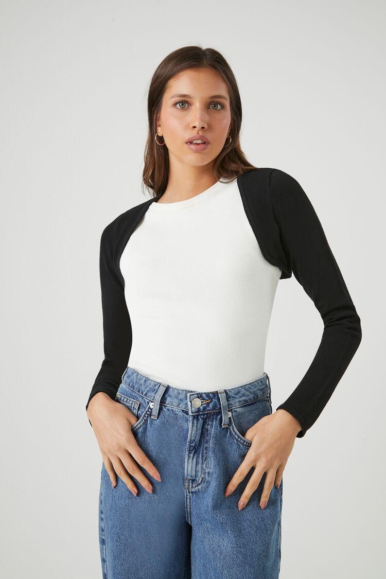 Heathered Knit Shrug Sweater | Forever 21 Product Image