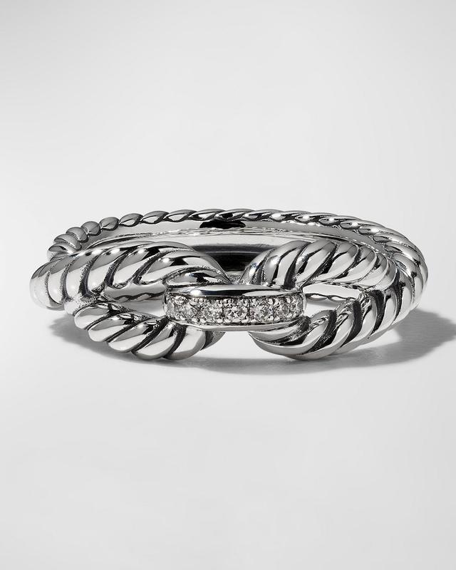 Cable Loop Ring w/ Diamonds Product Image