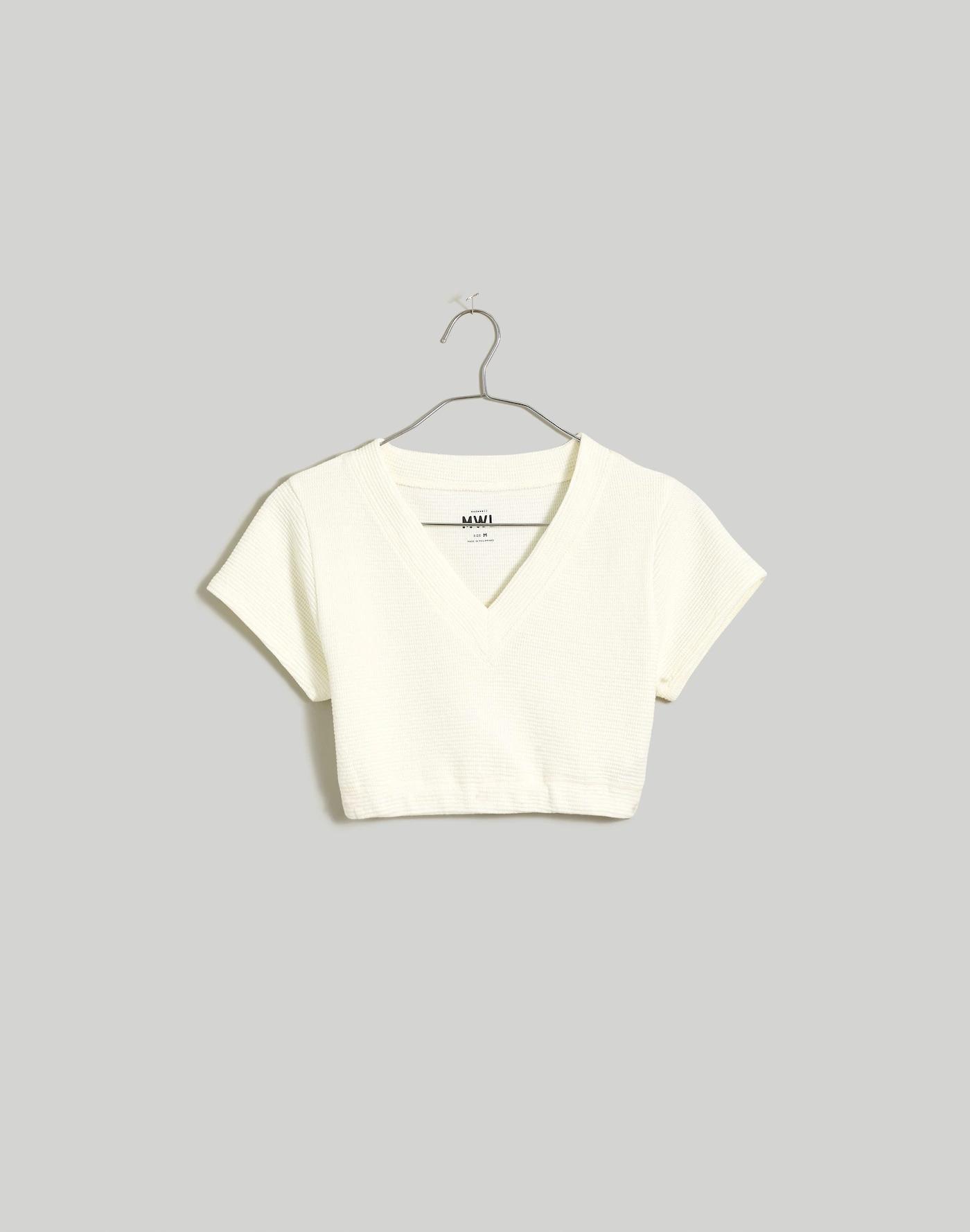 V-Neck Crop Tee Product Image