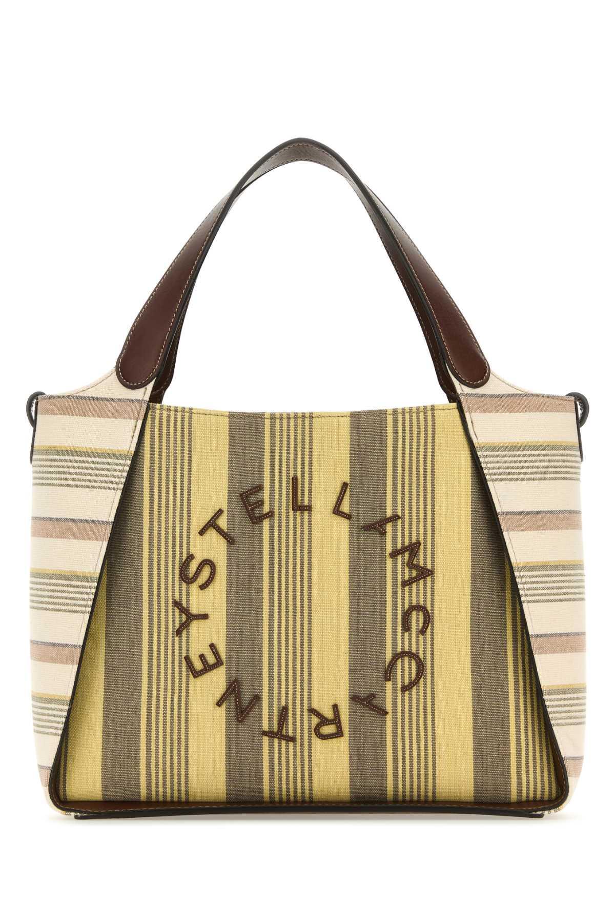 Printed Fabric Stella Logo Handbag In Multicolor Product Image