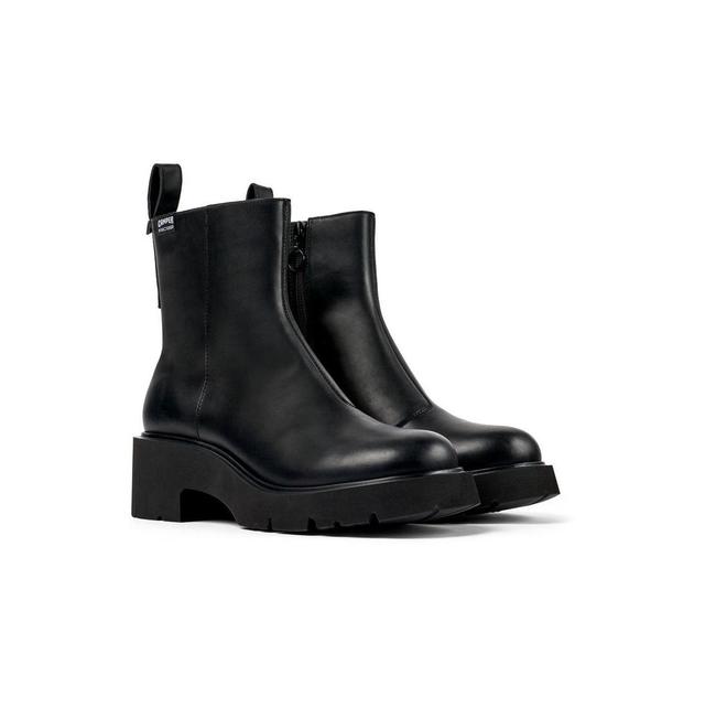 Camper Milah Leather Zip Boot Womens at Urban Outfitters Product Image