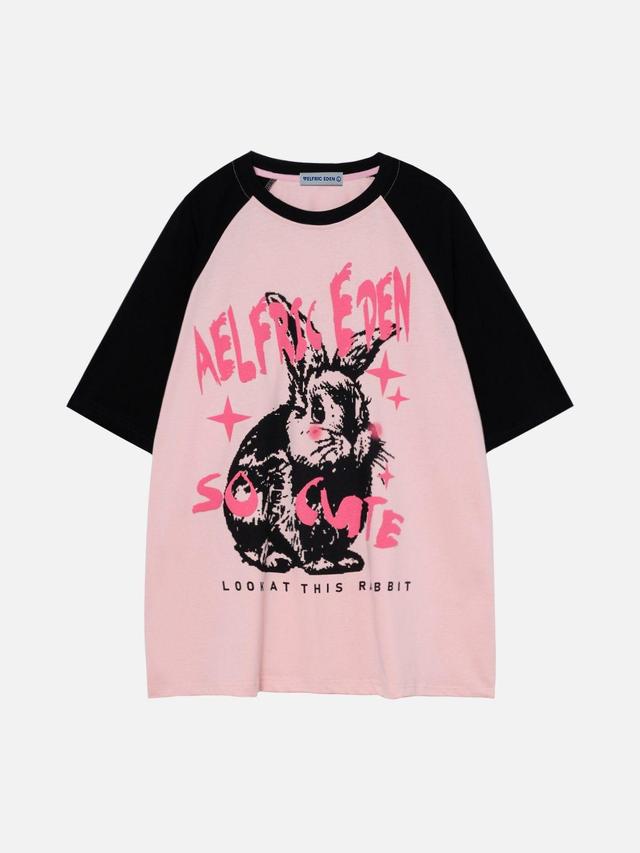 Aelfric Eden Color Blocking Rabbit Tee Product Image