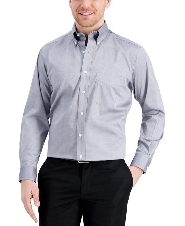 Club Room Mens Regular Fit Pinpoint Dress Shirt, Created for Macys Product Image