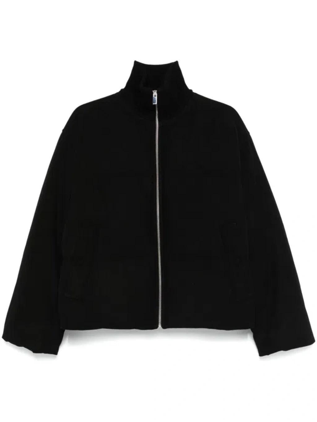 High-neck Puffer Jacket In Black Product Image