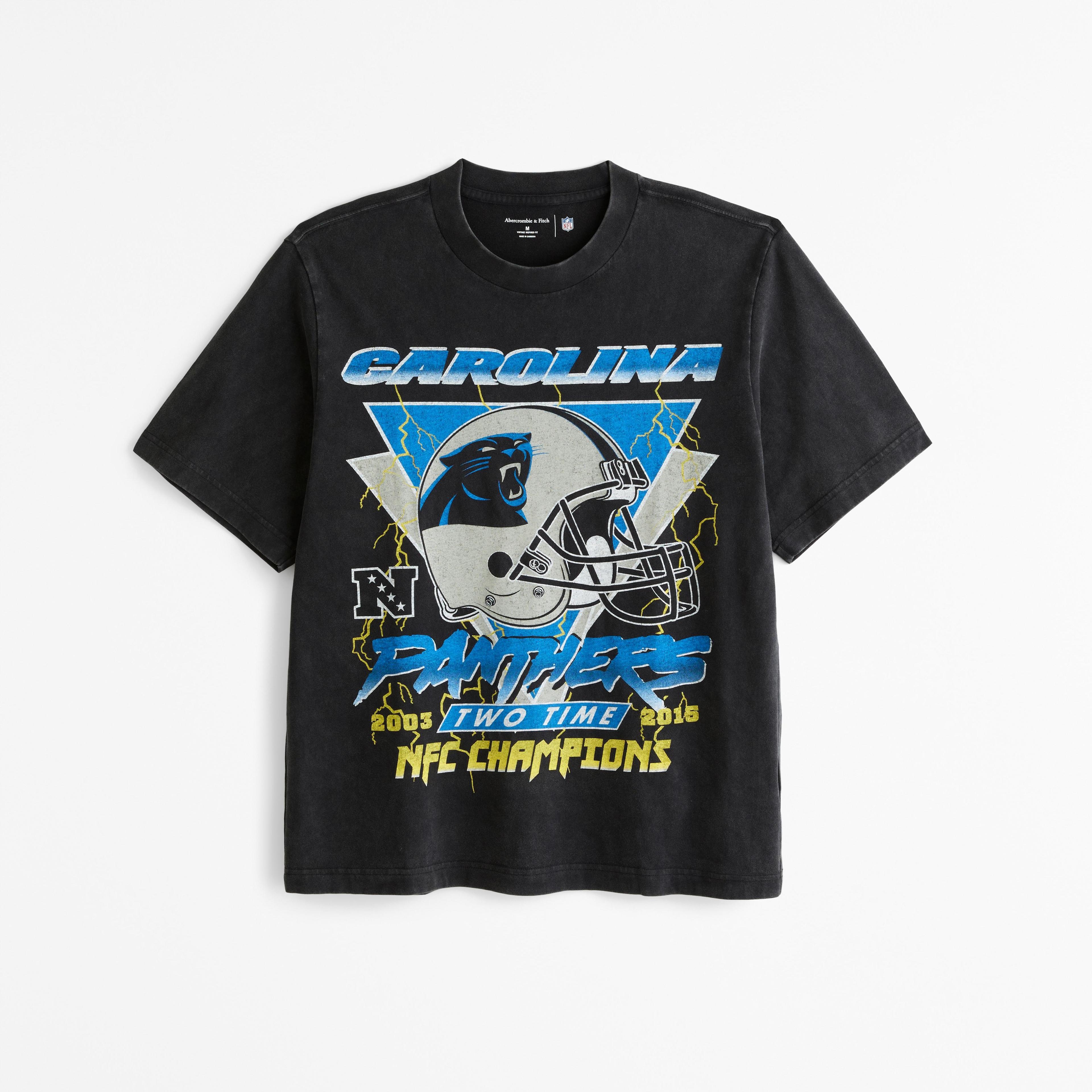 Carolina Panthers Vintage-Inspired Graphic Tee Product Image