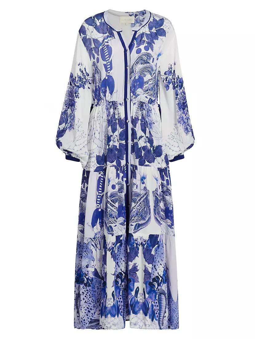 Eterna Josefina Printed Maxi Dress Product Image