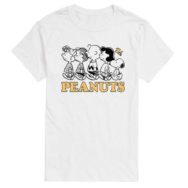 Mens Peanuts Group Outline Tee Product Image