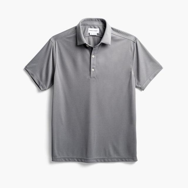 Black Oxford (Brushed) Men's Apollo Polo Product Image