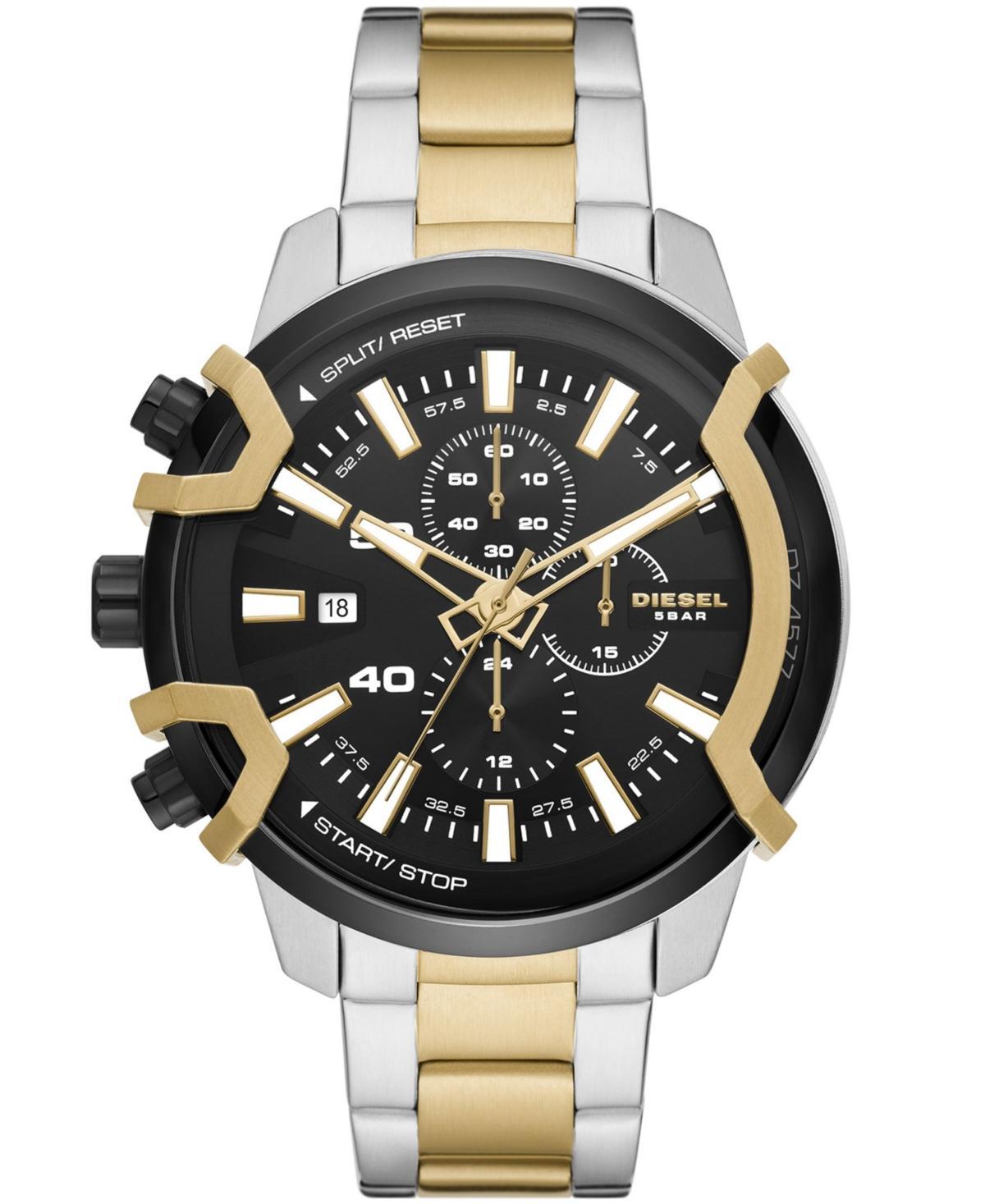 Diesel Mens Griffed Chronograph Two-Tone Stainless Steel Watch Product Image