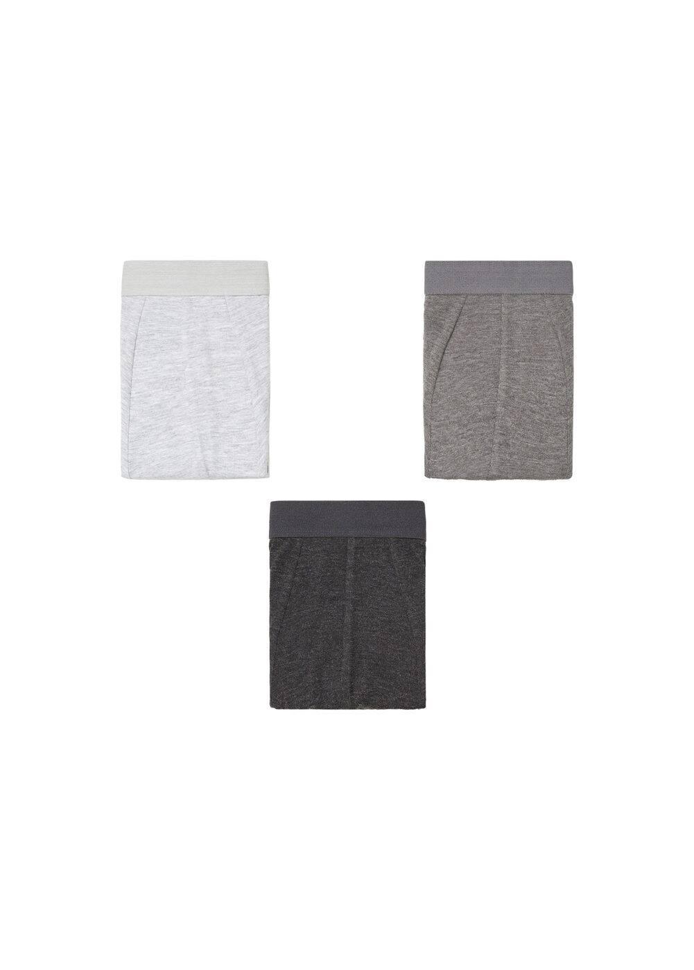 MANGO MAN - 3-pack cotton boxers greyMen Product Image