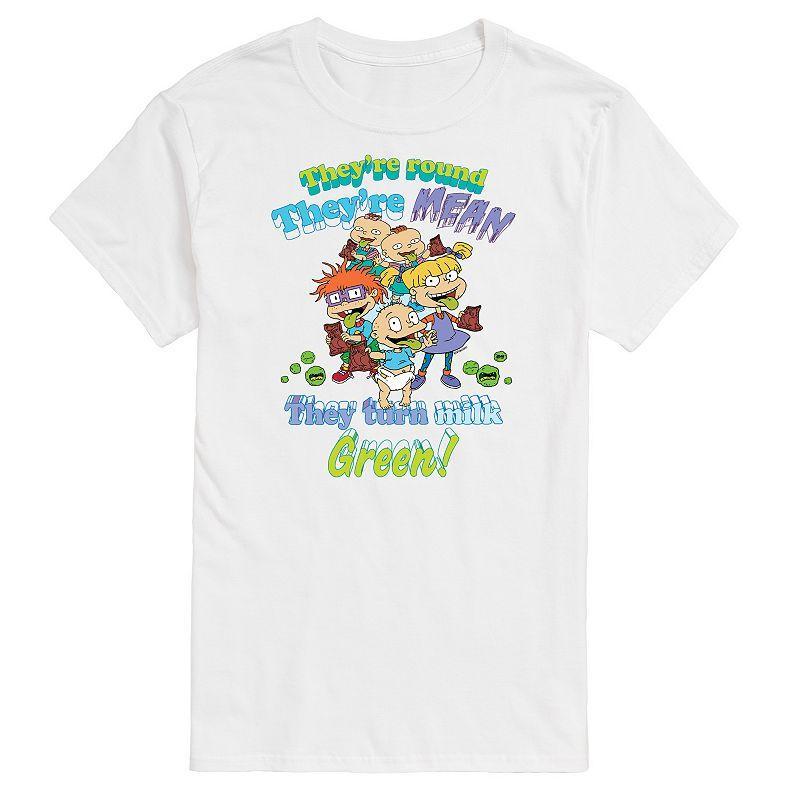 Big & Tall Rugrats Reptar Bar Graphic Tee, Mens White Product Image