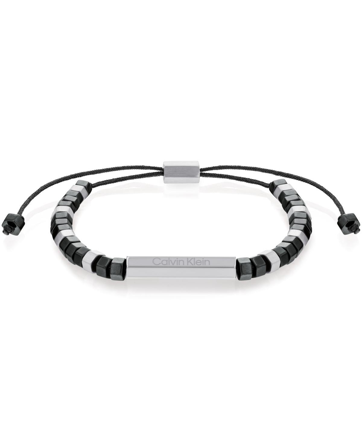 Men's Stainless Steel Hematite Bracelet Product Image