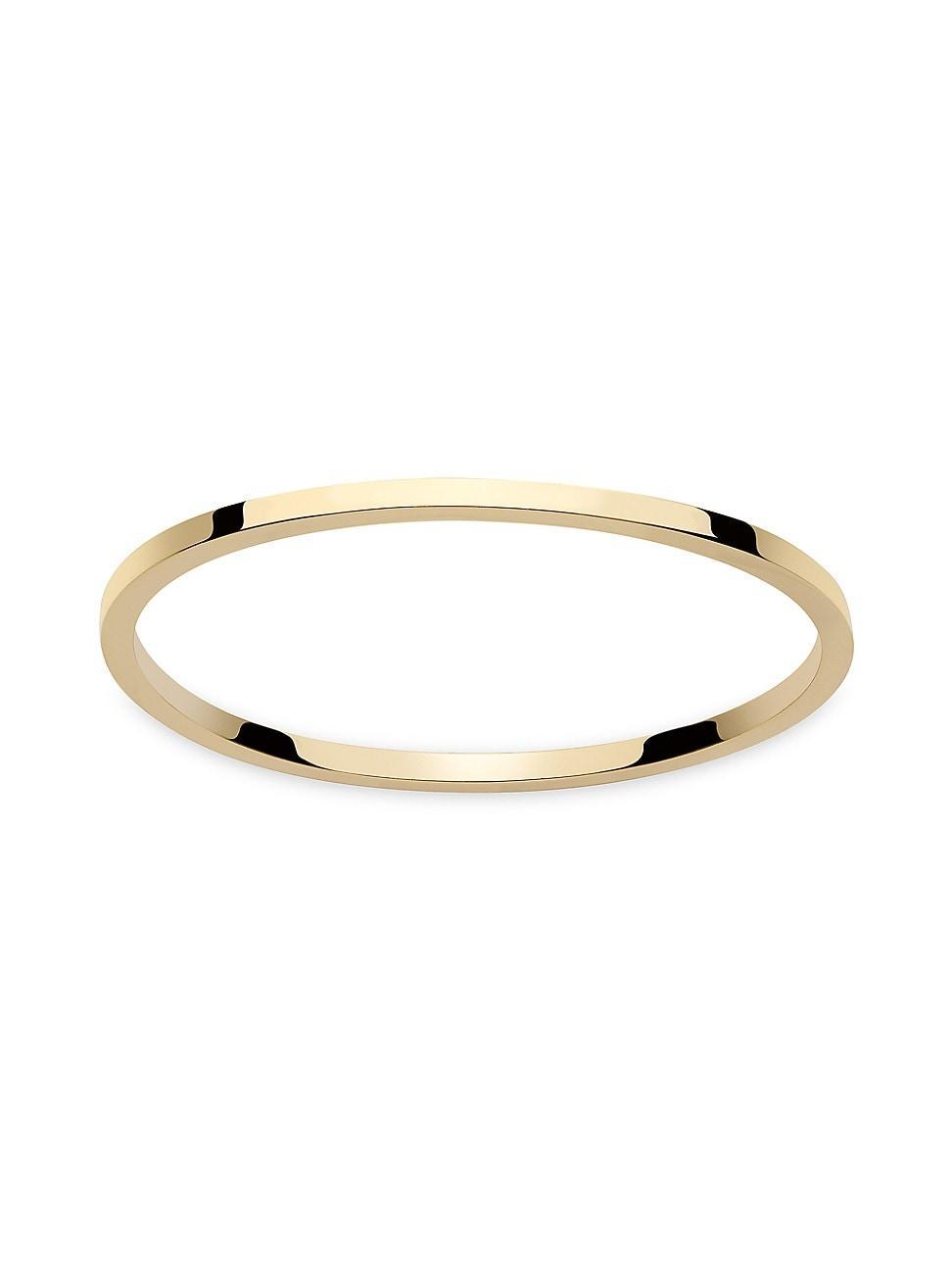 Womens Shane 10K-Gold-Plated Bangle Product Image