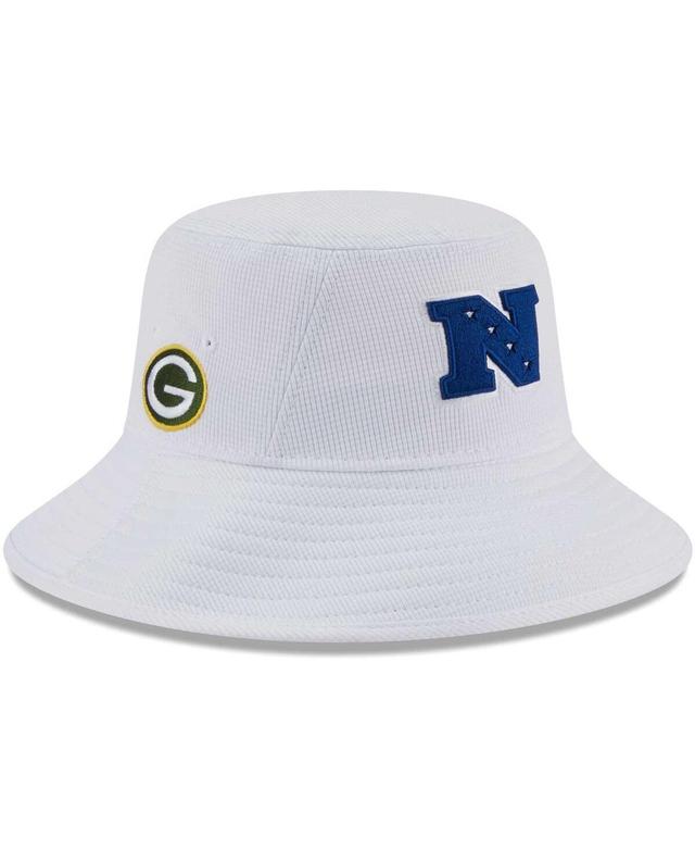 Mens New Era White Green Bay Packers 2023 Nfl Pro Bowl Bucket Hat Product Image