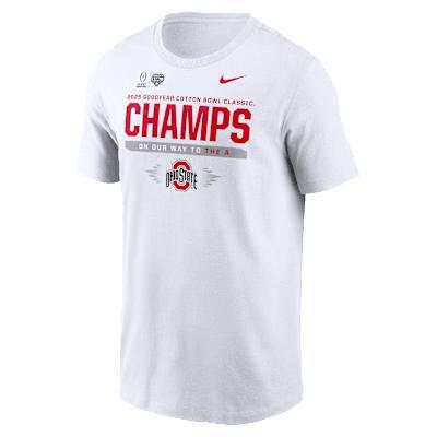 Ohio State Buckeyes 2025 College Football Playoff National Championship Bound Locker Room Nike Men's College T-Shirt Product Image