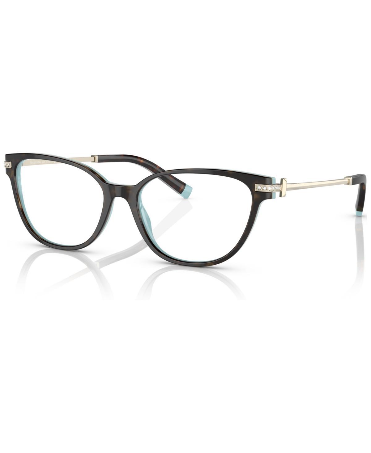 Tiffany & Co. Womens Cat Eye Eyeglasses, TF2223B52-o - Opal Blue Product Image