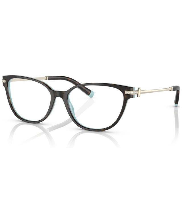 Tiffany & Co. Womens Cat Eye Eyeglasses, TF2223B52-o - Opal Blue Product Image