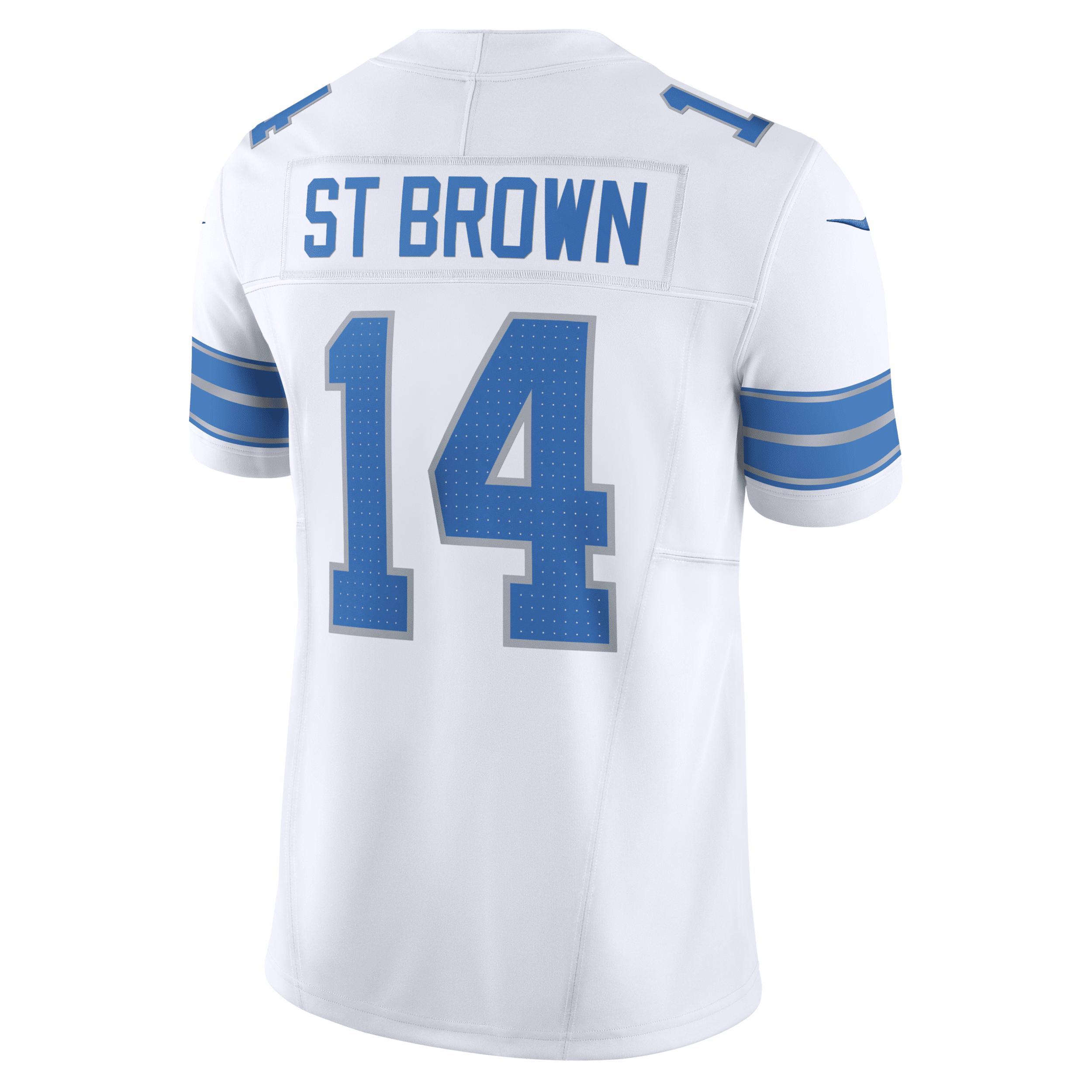 Mens Nike Amon-Ra St. Brown Detroit Lions Vapor F.U.S.E. Limited Jersey Product Image