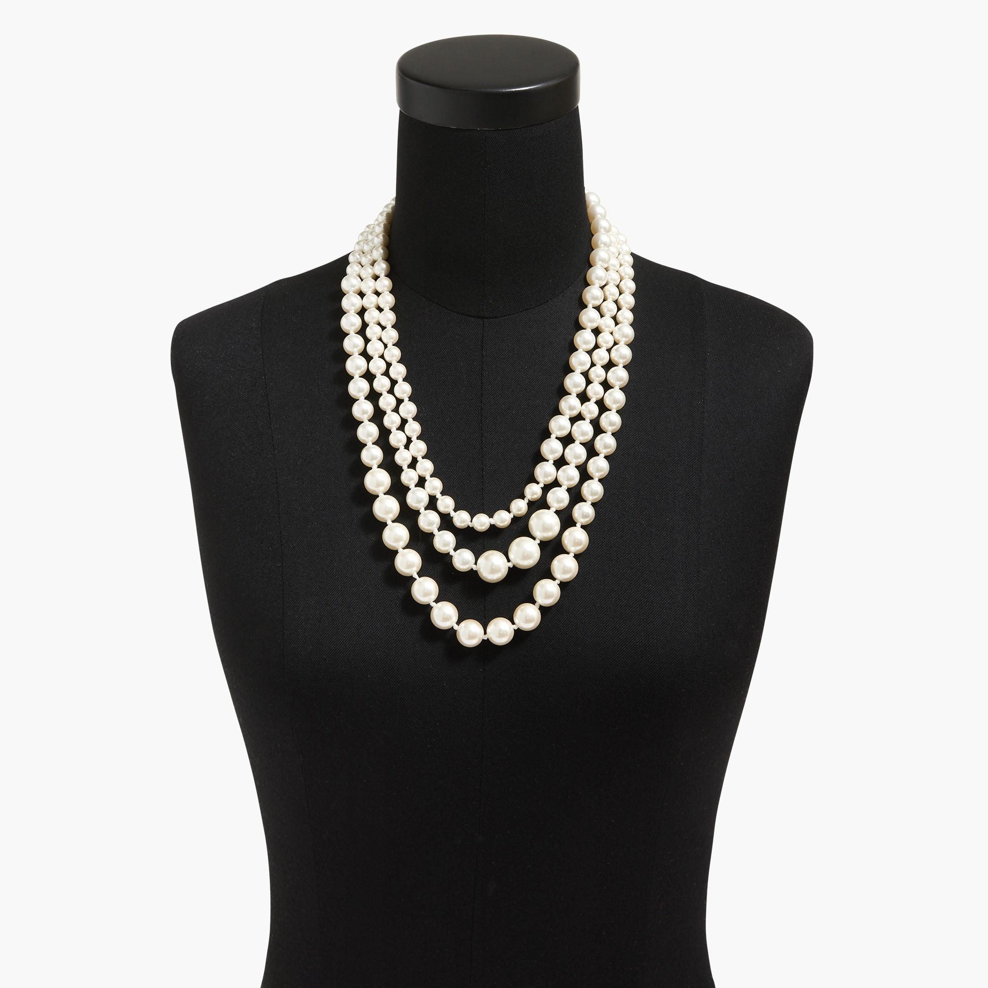 Pearl layering necklace Product Image