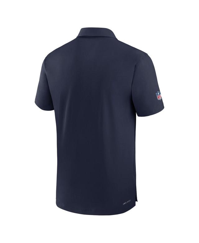 NIKE Men's College Navy Seattle Seahawks Sideline Half-zip Uv Performance Jacket In Blue Product Image