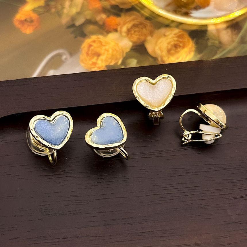 Heart Stud Earring / Clip-On Earring Product Image