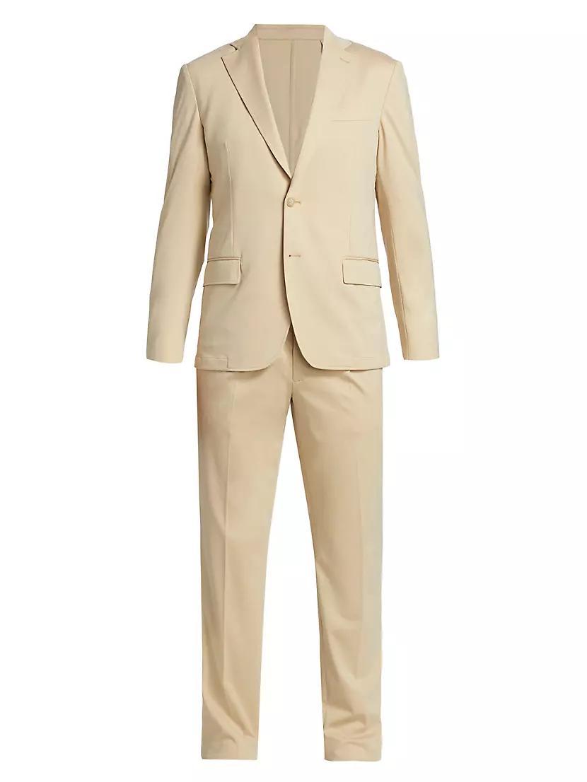 Slim-Fit Single-Breasted Knit Suit product image