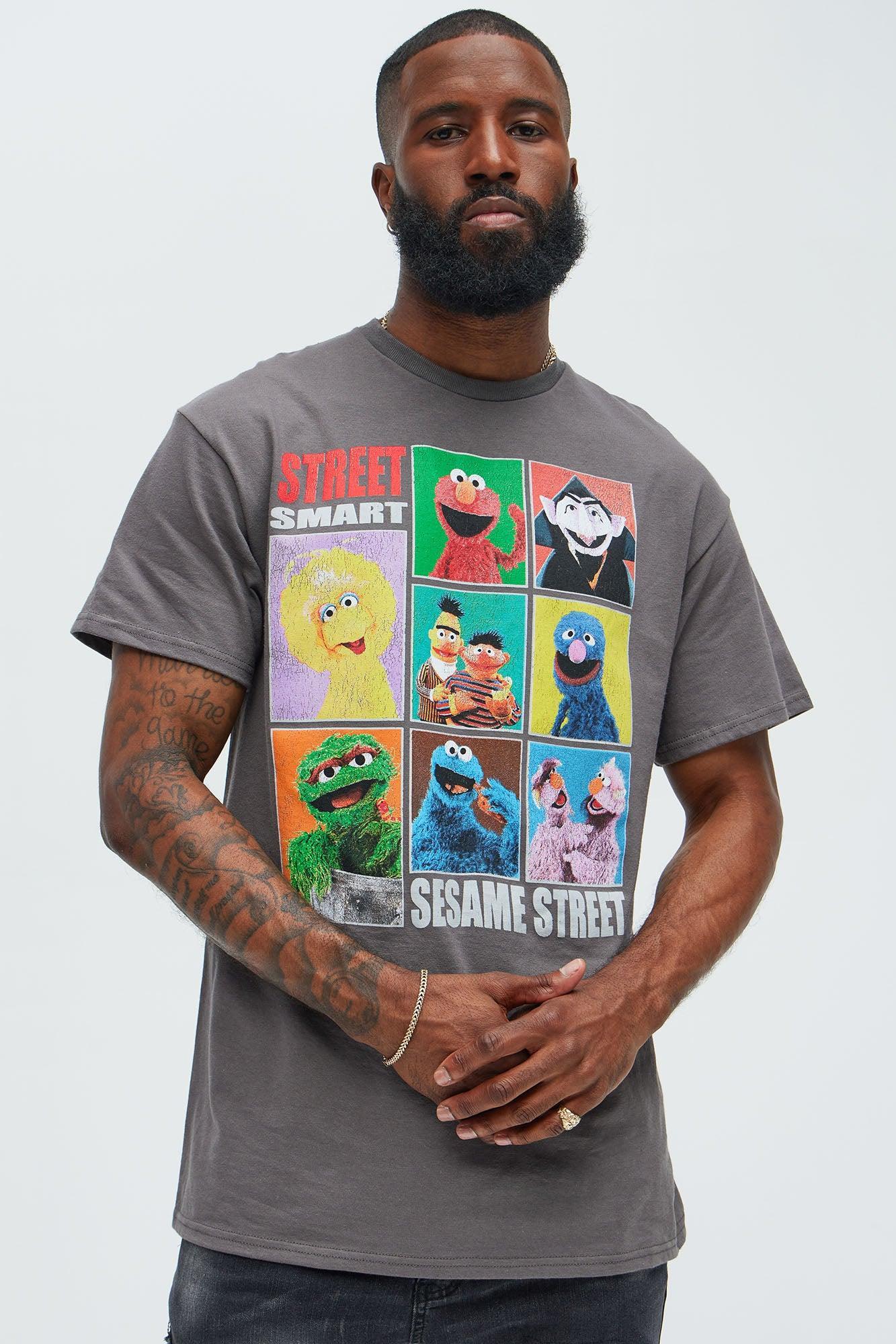 Street Smart Sesame Street Short Sleeve Tee - Charcoal Product Image