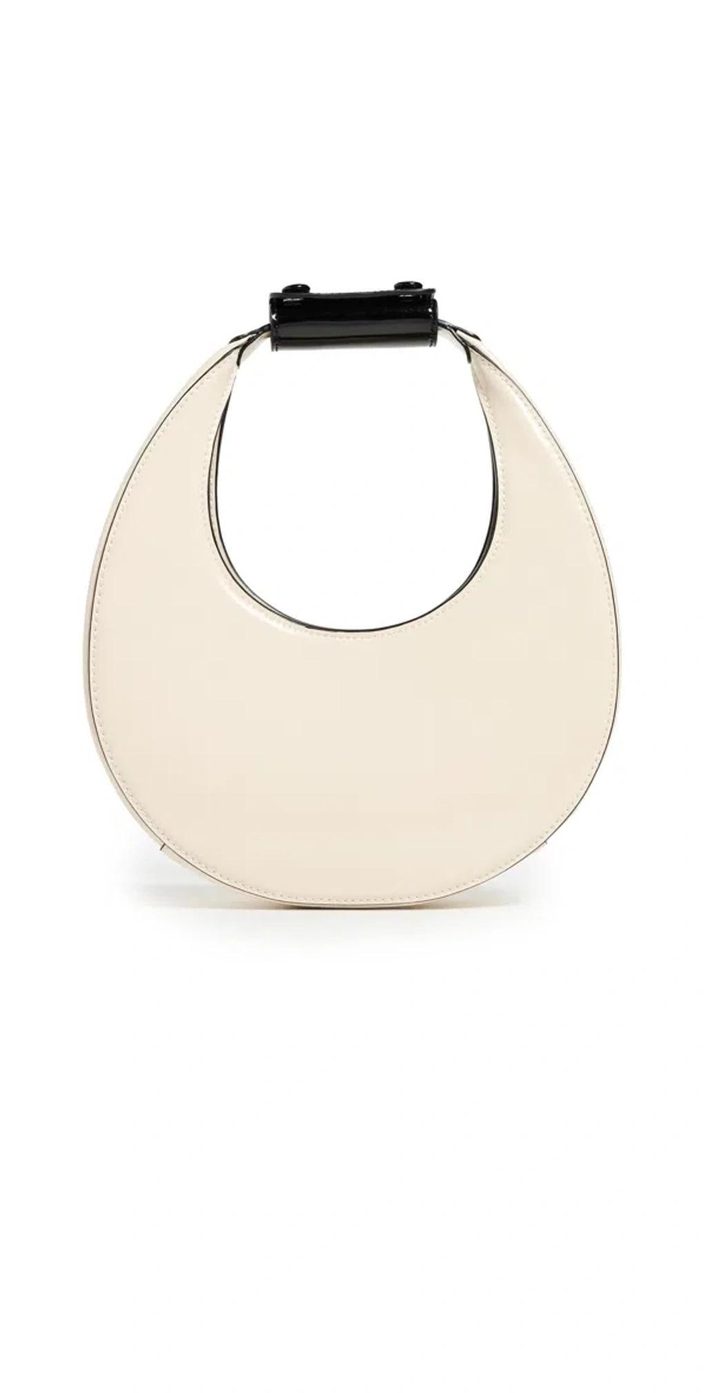 STAUD Mini Moon Bag Cream/black Product Image