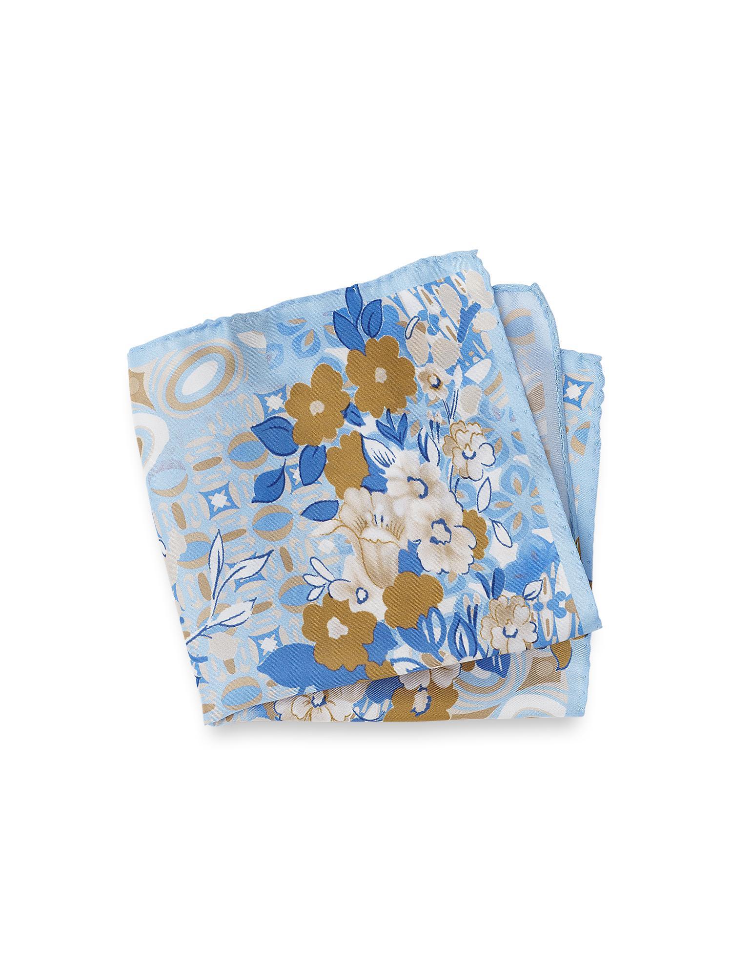 Floral Silk Pocket Square Product Image