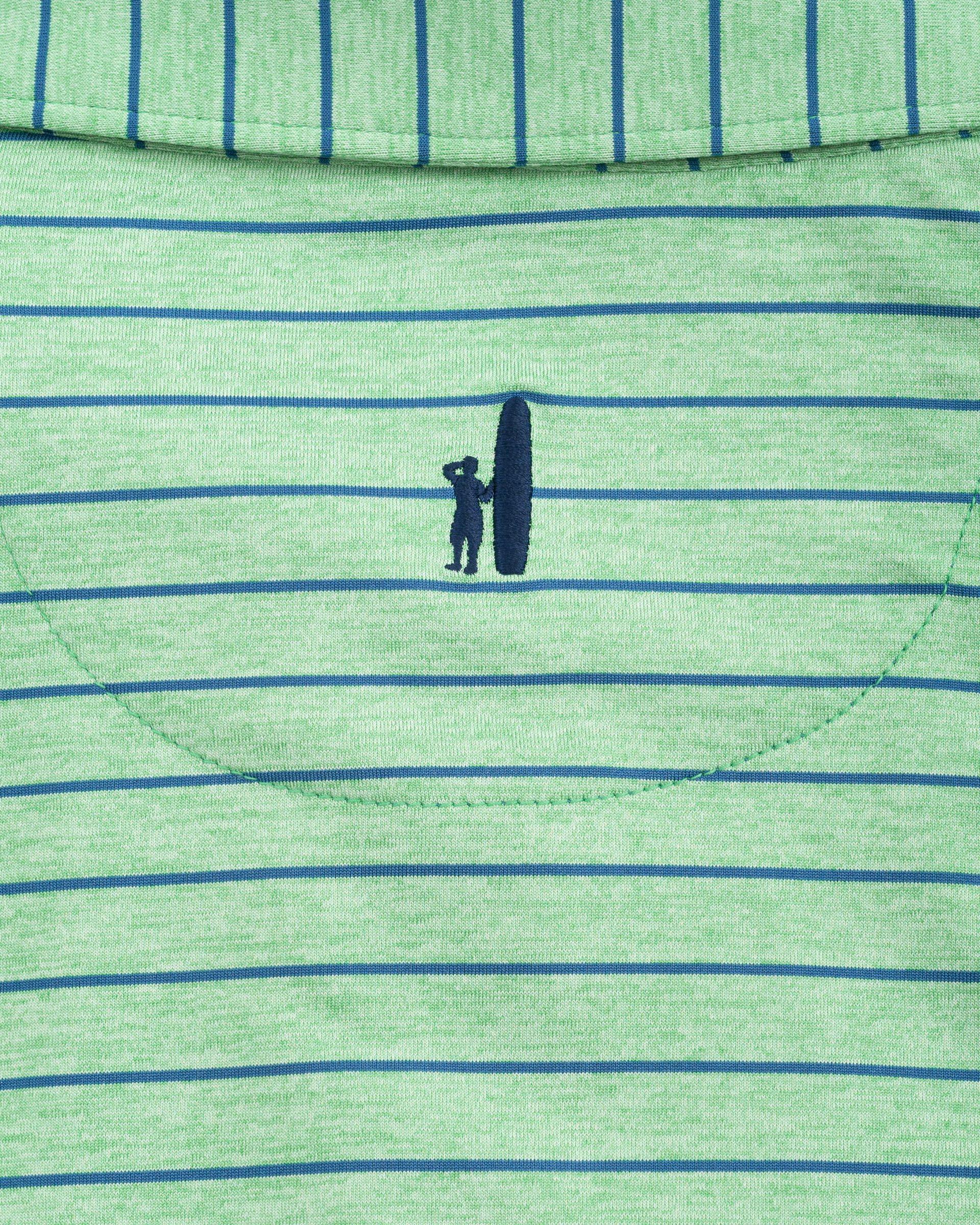 Newton Striped Jersey Performance Polo Product Image