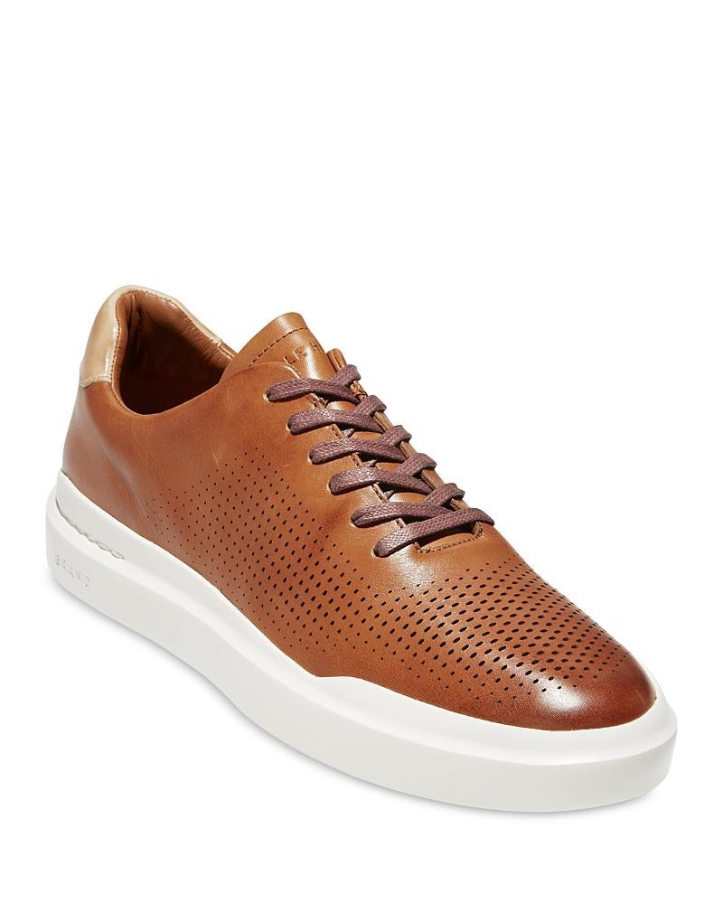 Cole Haan Mens GrandPro Rally Laser Cut Perforated Sneakers Product Image