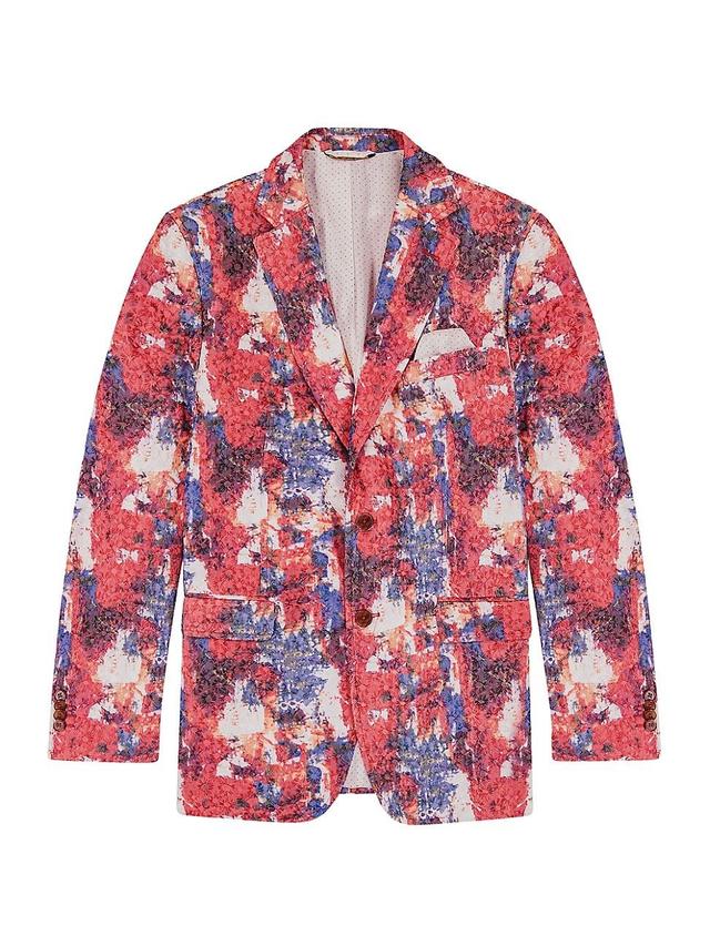 Mens Eagan Floral Cotton-Blend Two-Button Sport Coat Product Image