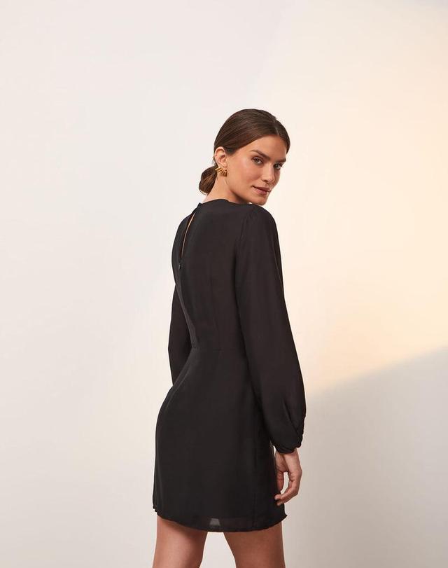 Adalia Short Dress - Black Product Image