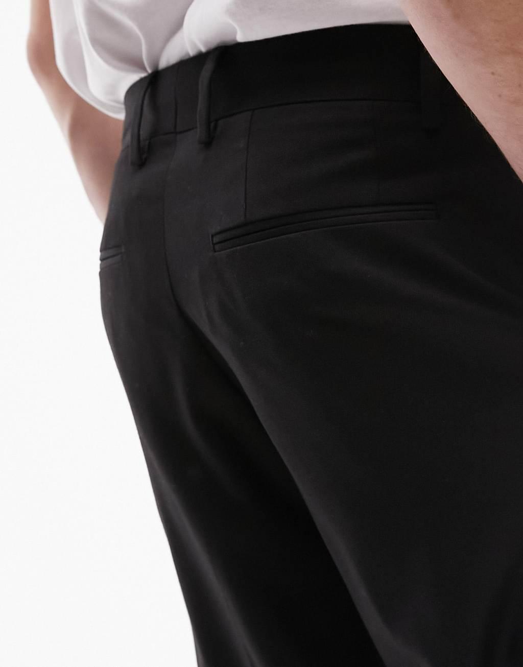 Topman wide leg smart pants Product Image