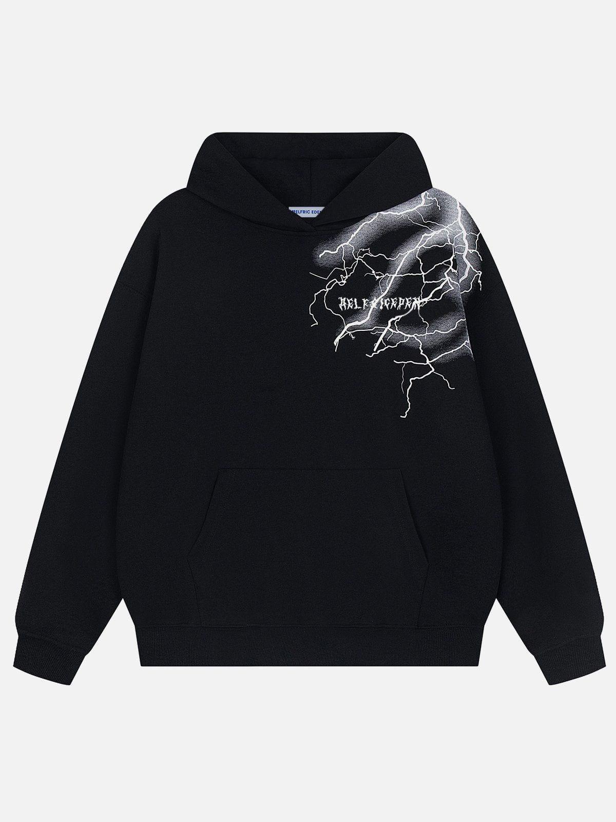 Aelfric Eden Lightning Print Hoodie Product Image