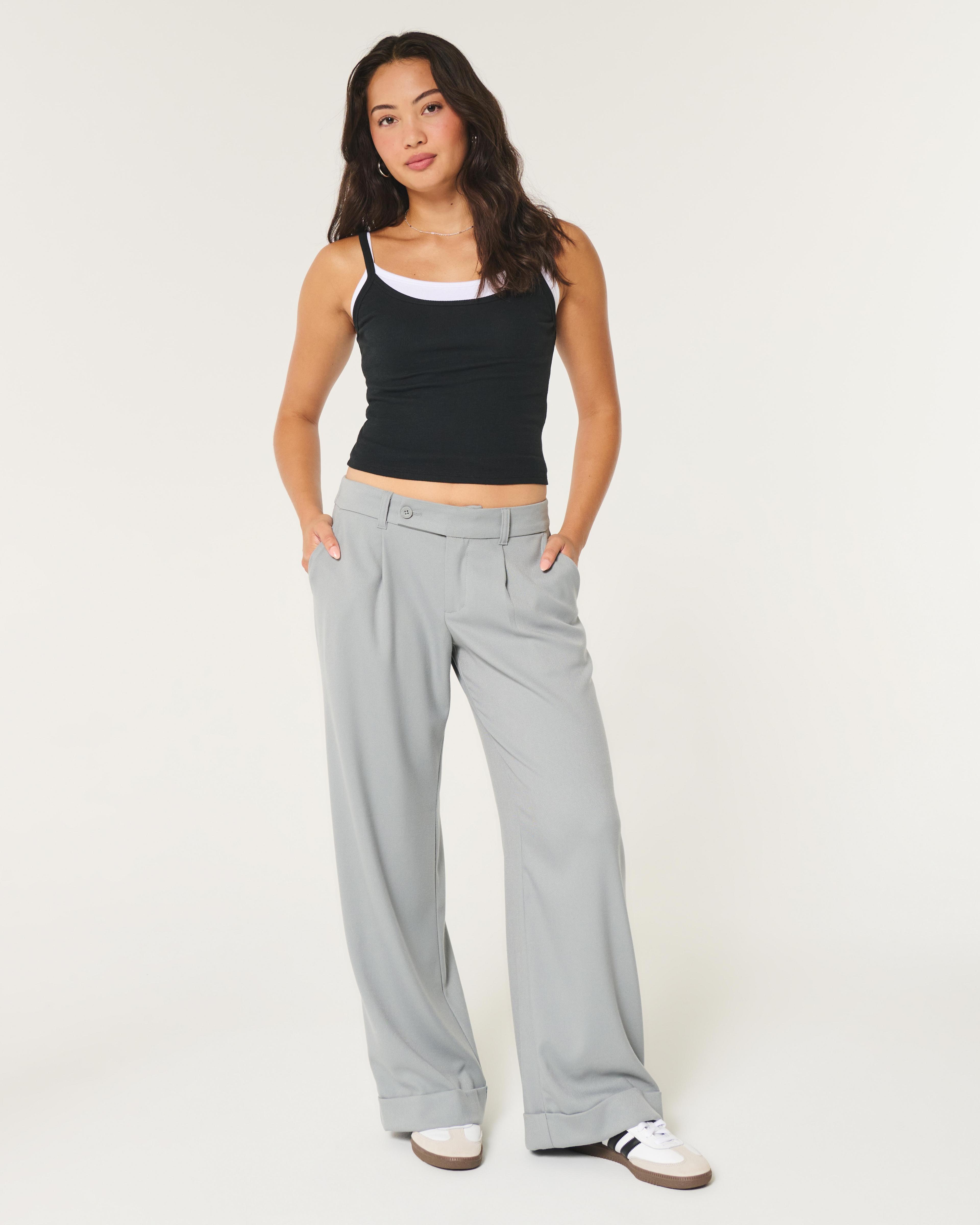 Hollister Livvy Low-Rise Wide-Leg Pants Product Image