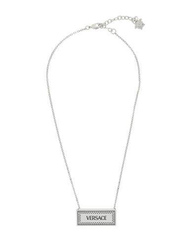 VERSACE Necklace Silver Size - Calfskin Product Image