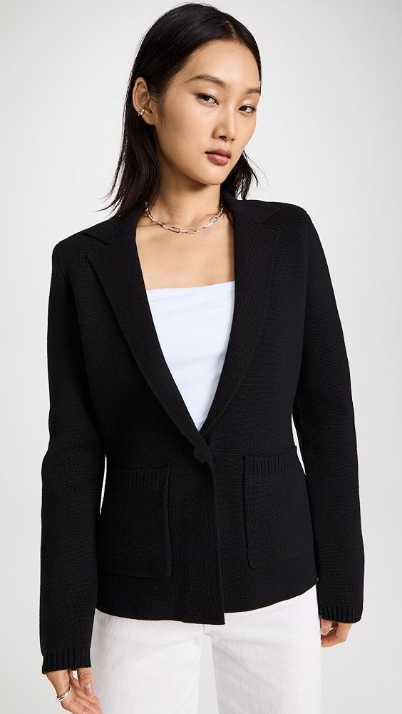 L'AGENCE Lacey Knit Blazer | Shopbop Product Image