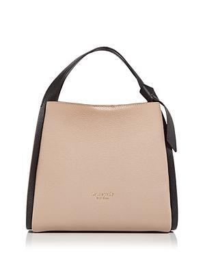 kate spade new york Knott Pebbled Leather Medium Crossbody Hobo Bag Product Image