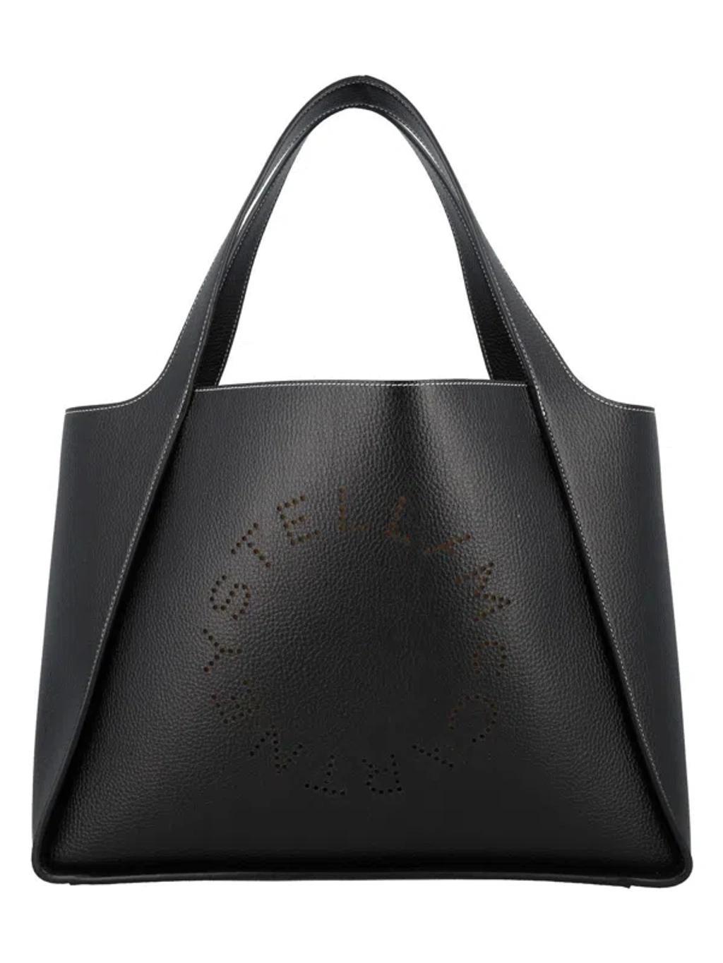 Women's Logo Grainy Alter Mat Tote Bag In Black Product Image