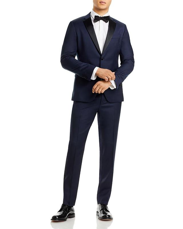 Boss H-Huge Navy Slim Fit Tuxedo - 40R - 40R - Male Product Image