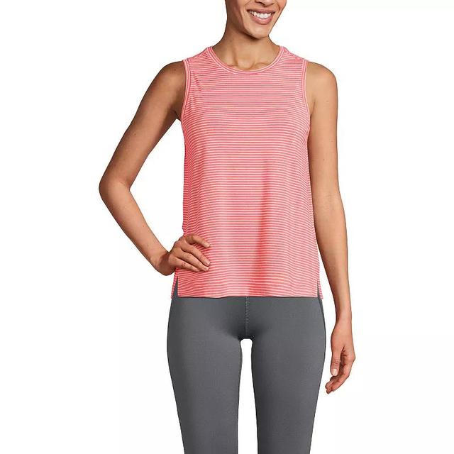 Womens Lands End Performance Crewneck Tank Top Product Image