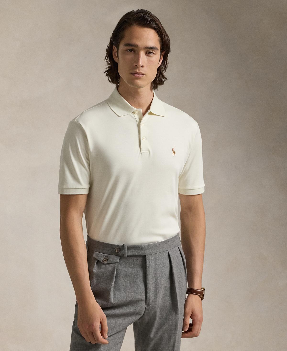 Polo Ralph Lauren Mens Classic-Fit Soft Cotton Polo Shirt Product Image