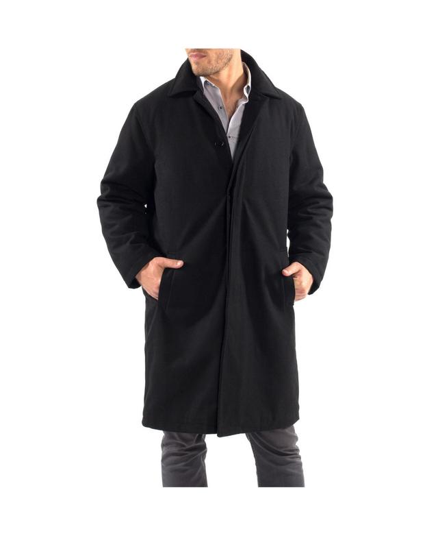 Alpine Swiss Mens Zach Knee Length Jacket Top Coat Trench Wool Blend Overcoat Product Image