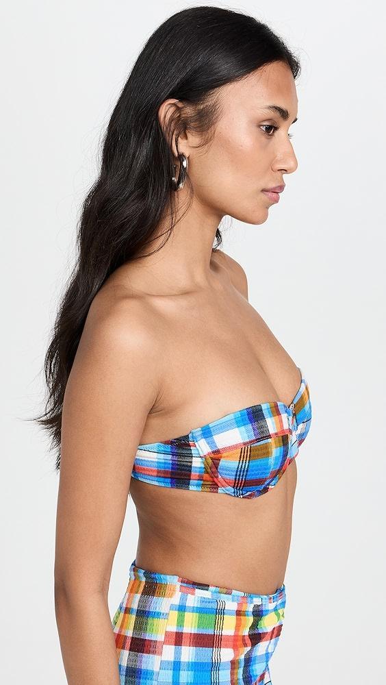 STAUD Jo Balconette Bikini Top | Shopbop Product Image