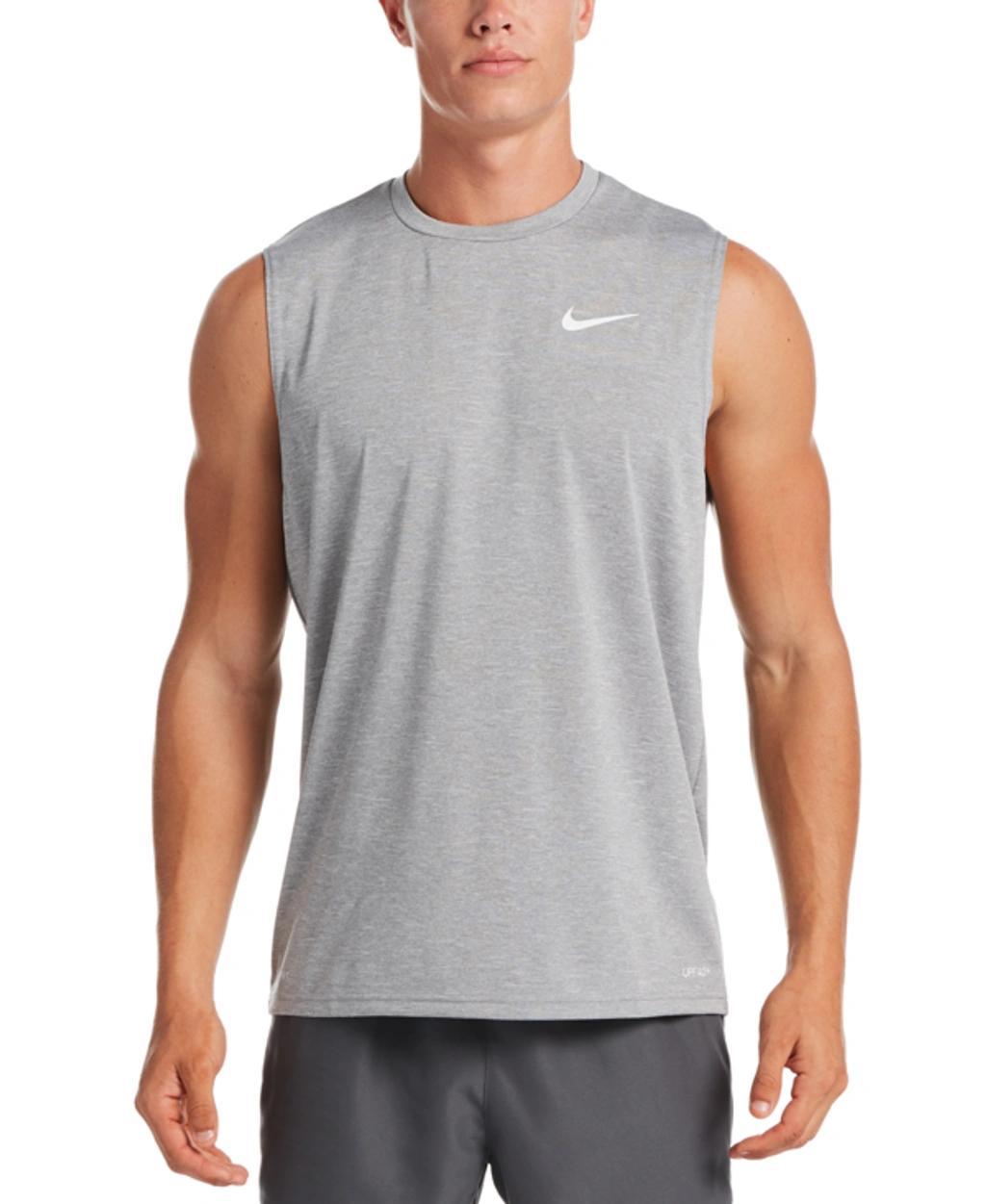 NIKE Men's Hydroguard Swim Shirt In Particle Grey Product Image