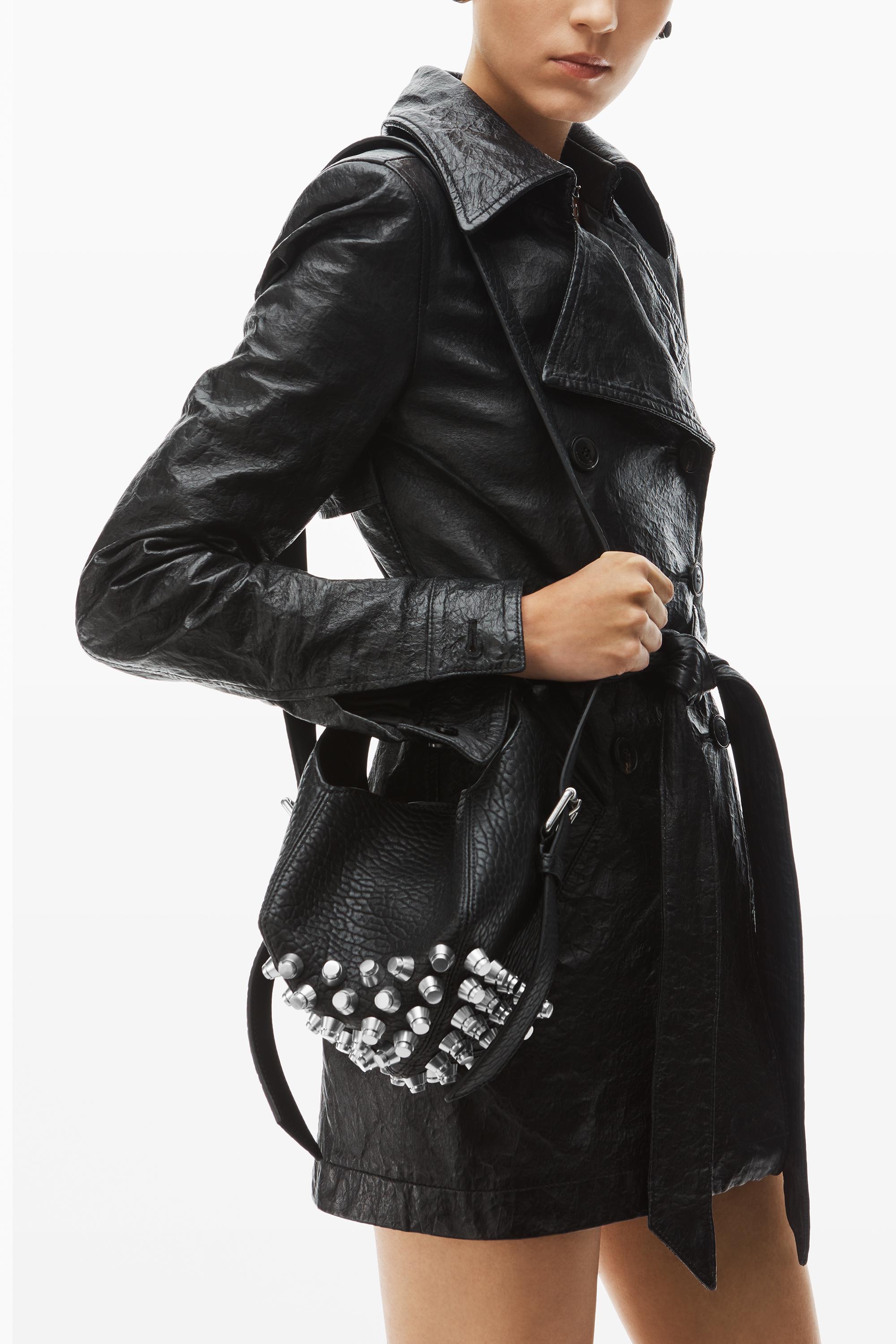 Rex Small Bucket Bag In Lambskin Leather Product Image