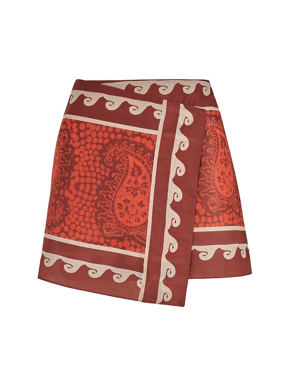 Womens Hunting Roots Wrap Miniskirt Product Image