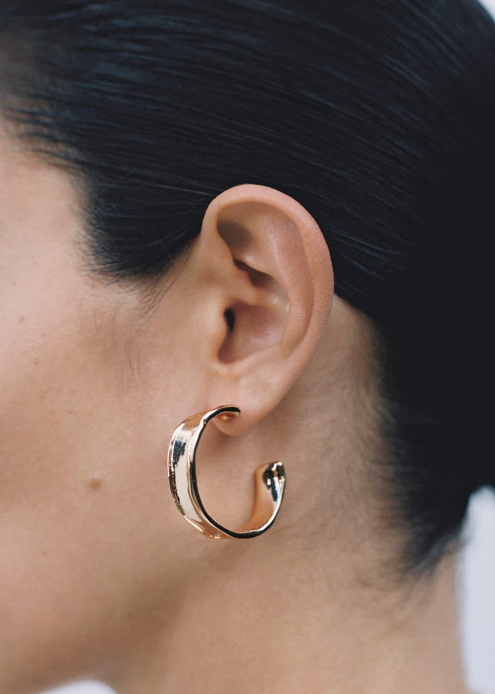 MANGO - Hoop earrings - One size - Women Product Image